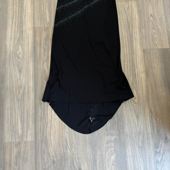 Stunning Vtg 2000s backless beaded Maxi Dress *flaw* - Picture 8 of 8